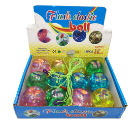 PIŁKA WODNA ZE ŚWIATŁEM NA PALEC 12SZT L3451