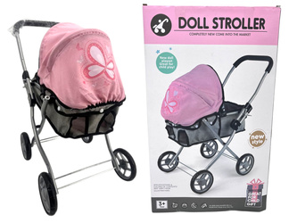 WÓZEK- GONDOLA DLA LALEK W PUDEŁKU K978