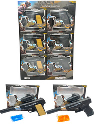 PISTOLET NA KULKI ŻELOWE 6-7MM 12SZT/DISP K854