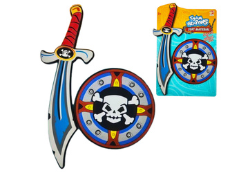 MIECZ Z TARCZĄ-PIANKOWE K972