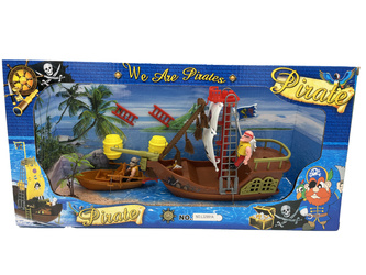 STATEK PIRACKI W PUDEŁKU K827