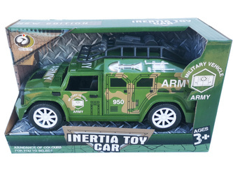 AUTO WOJSKOWE ZE ŚWIATŁEM I DŹWIĘKIEM L3672