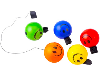 PIŁKA Z GUMKĄ NA PALEC 12SZT/DISP K984