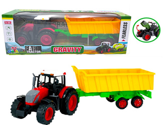 TRAKTOR Z PRZYCZEPĄ W PUDEŁKU K1215