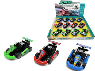 GOKART METALOWE W DISP 12SZT L3867