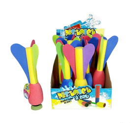 LATAJĄCA PIANKOWA RAKIETA 12SZT/DISP K455