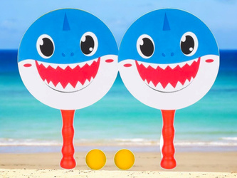 ZESTAW PIANKOWYCH RAKIETEK DO TENISA K971