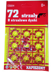 SPŁONKA 72 SZTRZAŁY/CAP GUN DISCS