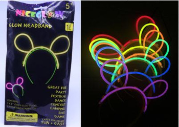 USZY ŚWIECĄCE FLUO K1159