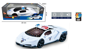 AUTO POLICYJNE B/O ŚWIATŁO, DŹWIĘK, PIĄTE KOŁO K773