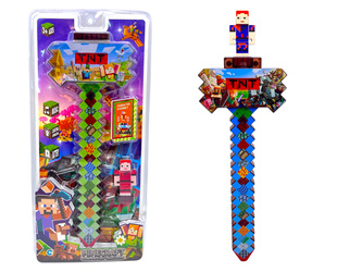 MIECZ PIXEL Z FIGURKĄ ŚIWATŁO, DŹWIĘK K1208