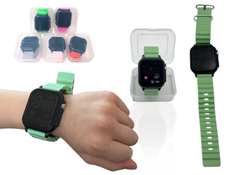 ZEGAREK ELEKTRONICZNY Z SILIKONOWYM PASKIEM K1178