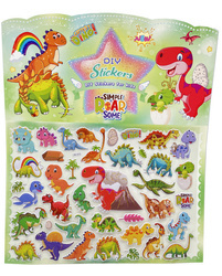 ZESTAW NAKLEJEK DINO K647