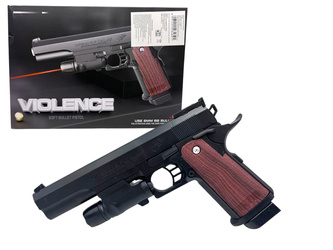 IMITACJA BRONI-PISTOLET Z LASEREM K1162P