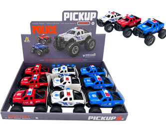 AUTO POLICYJNE Z NAPĘDEM 9SZT/DISP K1129A