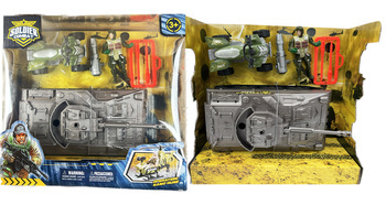 ZESTAW WOJSKOWY Z CZOŁGIEM L3825