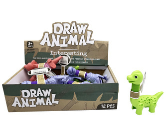 DINO DO ROZCIĄGANIA 12SZT/DISP K657